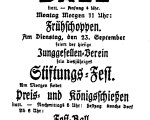 Zeitungsannonce 1890