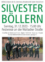 Plakat Silvesterböllern 2023