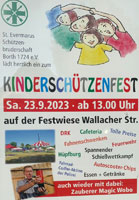 Plakat Kinderschützenfest 2023