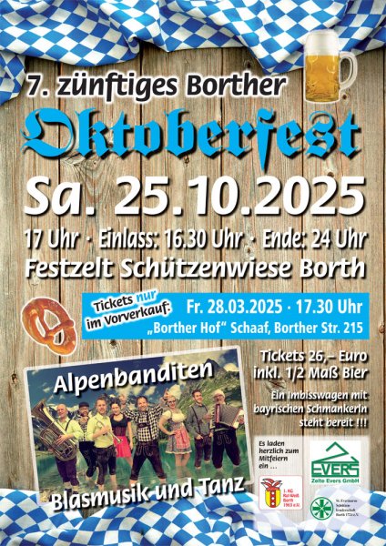 Plakat zum Oktoberfest 2025