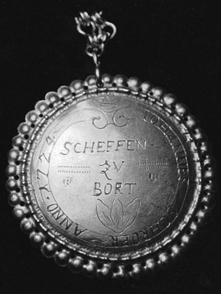Gründungsplakette Schroer
