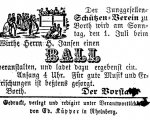 Zeitungsannonce 1860