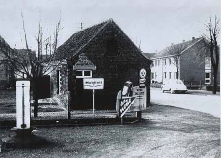 Tankstelle Artz vor 1965