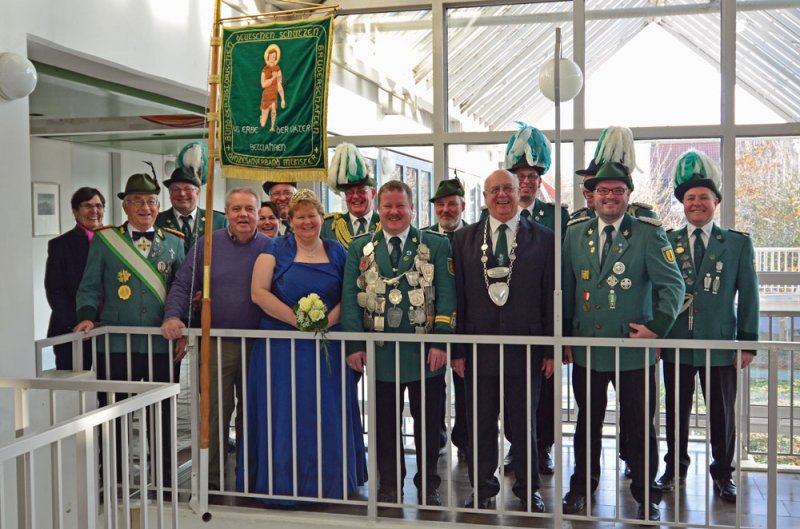 Übergabe der Standarte an die Stadt Rheinberg