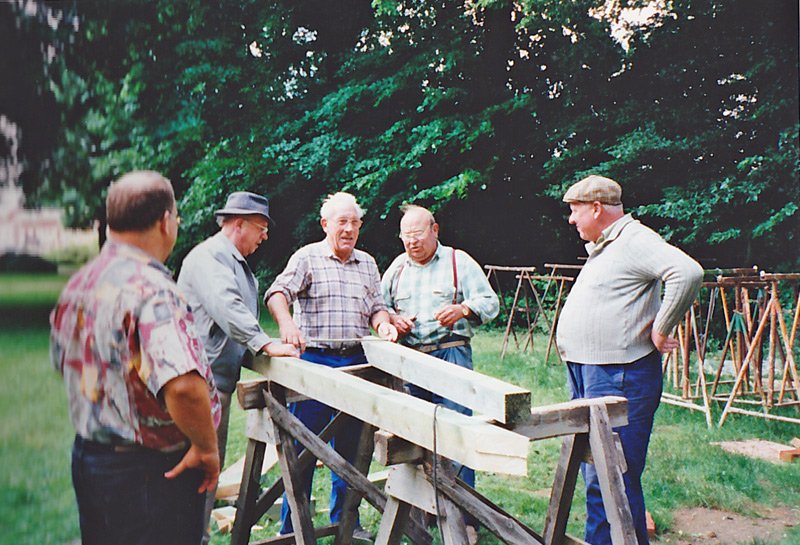 Bau des Heiligenhäuschens
