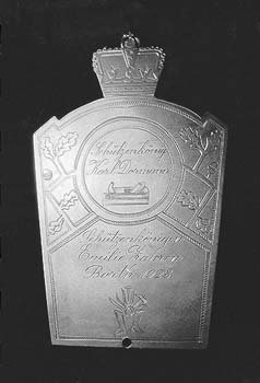 1728 - Plakette